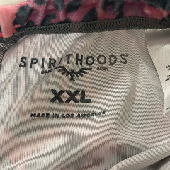 NWOT SpiritHoods velvet Pink leggings size XXL - Picture 2 of 5